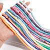Picture of 2 Strands (Approx 330 PCs/Strand) Polymer Clay Katsuki Beads Round Multicolor Pearlized About 6mm Dia