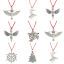 Picture of Zinc Based Alloy Christmas Pendant Home Party Hanging Decoration Antique Silver Color