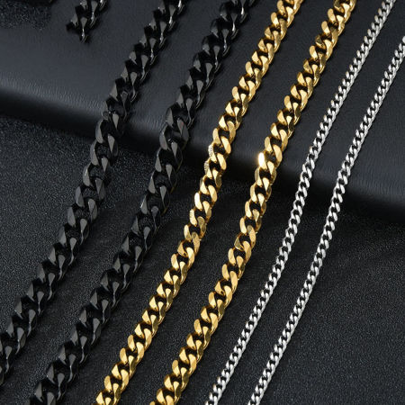 Picture of Wholesale Cuban Link Chain Necklace, 304 Stainless Steel, Unisex Stylish Minimalist Gift Jewelry For Retailer
