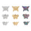 Picture of Eco-friendly Vacuum Plating 304 Stainless Steel Insect Charms Multicolor Butterfly Animal