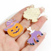 Imagen de Zamak Halloween Colgantes Chapado en Oro Esmalte 10 Unidades