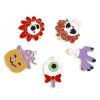 Imagen de Zamak Halloween Colgantes Chapado en Oro Esmalte 10 Unidades