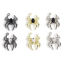 Picture of Zinc Based Alloy Halloween Charms Multicolor Halloween Spider Animal 26mm x 17mm