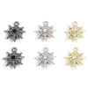 Imagen de Zamak Halloween Colgantes Charms Multicolor Halloween Telaraña 16mm x 15mm, 10 Unidades