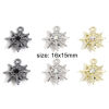 Imagen de Zamak Halloween Colgantes Charms Multicolor Halloween Telaraña 16mm x 15mm, 10 Unidades
