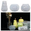 Imagen de Silicona Halloween Molde de Resina para Fabricación de Bricolaje de Jabón de Vela Calabaza Blanco 1 Unidad