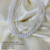 Bild von Edelstahl & Acryl Elegant Perlenkette 14K Gold Imitat Perle 1 Strang