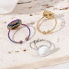 Изображение 304 Нержавеющая Сталь Открытый Кольца Разноцветный Основы для Кабошонов 1 ШТ