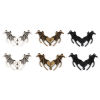 Picture of Zinc Based Alloy Religious Connectors Charms Pendants Multicolor Halloween Bat Animal Cross 4.2cm x 2.6cm