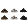 Picture of Zinc Based Alloy Insect Charms Multicolor Moth Moon Phases 25mm x 16mm