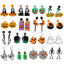 Image de Boucles d'Oreilles Mignon en Acrylique Multicolore Fantôme Halloween Crânes 1 Paire