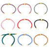 Picture of Polyester Braided Semi-finished Bracelets For DIY Handmade Jewelry Making Accessories Findings Multicolor Adjustable 20.5cm(8 1/8") long
