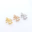 Image de Breloques Religieux en Laiton Multicolore Ange Micro Pave à Strass Transparent 17mm x 12mm, 2 Pcs