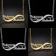 Image de 1 Pièce Collier Prénom Personnalisé Pendentif Breloque de Lettre Personnalisé en 304 Acier Inoxydable