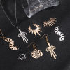 Picture of Iron Based Alloy Filigree Stamping Connectors Charms Pendants Multicolor Spiral Sun Rays Hollow