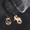 Picture of Iron Based Alloy Filigree Stamping Pendants Multicolor Flower Hollow