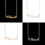 Picture of Stainless Steel Customized Name Necklace Personalized Letter Charm Pendant 45cm(17.7") long