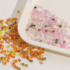 Picture of Glass Beads For DIY Jewelry Making Bicone Multicolor Faceted About 4mm x 4mm