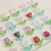 Picture of Glass Beads For DIY Jewelry Making Rose Flower Multicolor Lily Of The Valley Flower