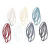 Picture of Iron Based Alloy Filigree Stamping Pendants Multicolor Leaf Hollow 5cm x 2.1cm