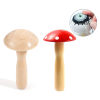 Picture of Natural Wood Darning Sock Holes Crochet Knitting Mending Patching Tool Mushroom