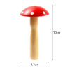 Picture of Natural Wood Darning Sock Holes Crochet Knitting Mending Patching Tool Mushroom