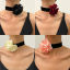 Image de Collier Ras de Cou en Flocage Élégant Multicolore Rose 1 Pièce