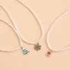 Picture of Stylish Pendant Necklace Gold Plated Christmas Snowflake Christmas Tree Imitation Pearl