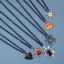 Bild von Punk Anhänger Halskette Bunt Halloween Spinnennetz Halloween Spinne 1 Strang