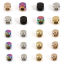 Image de Perles pour DIY Fabrication de Bijoux en 304 Acier Inoxydable Cube 10 Pcs