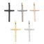 Picture of 304 Stainless Steel Charms Cross 5.5cm x 2.5cm