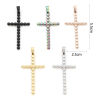 Picture of 304 Stainless Steel Charms Cross 5.5cm x 2.5cm