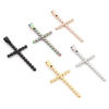 Picture of 304 Stainless Steel Charms Cross 5.5cm x 2.5cm