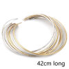 Picture of 304 Stainless Steel Handmade Link Chain Collar Neck Ring Necklace 42cm(16 4/8") long