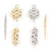 Picture of Brass Connectors Charms Pendants Real Gold Plated