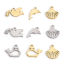 Immagine di 201 Acciaio Inossidabile Charms Piccone Conchiglia Filigrana 5 Pz