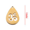Picture of 304 Stainless Steel Religious Charms Yoga Hollow