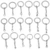Picture of 304 Stainless Steel Keychain & Keyring Round Silver Tone 30mm Dia.