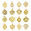 Bild von Messing Religiös Charms 18K Echtgold plattiert Ex Voto Herz Klar Zirkonia 1 Stück