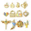 Imagen de Latón Colgantes Charms 18K Oro Real Chapado 1 Unidad