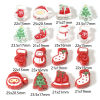 Picture of Acrylic Beads For DIY Jewelry Making Multicolor Christmas Santa Claus Christmas Tree Enamel