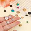 Picture of 304 Stainless Steel Blank Stamping Tags Charms Round Roller Burnishing