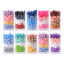 Picture of Silicone Spacer Beads For DIY Jewelry Making Abacus Multicolor About 12mm Dia, Hole: Approx 2mm, 1 Packet