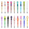 Imagen de Silicone Spacer Beads For DIY Jewelry Making Abacus Multicolor About 12mm Dia, Hole: Approx 2mm, 1 Packet
