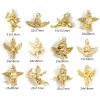 Picture of Brass Religious Charms 18K Gold Color Angel 3D