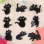 Image de Cabochons DIY Scrapbooking Artisanat en Polyester Noir Chat 1 Pièce