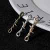 Picture of Zinc Based Alloy Gothic Connectors Charms Pendants Multicolor Thorns Infinity Symbol 3.4cm x 1cm