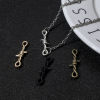 Picture of Zinc Based Alloy Gothic Connectors Charms Pendants Multicolor Thorns Infinity Symbol 3.4cm x 1cm