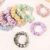 Picture of Chiffon Simple Ponytail Holder Hair Ties Band Scrunchies Multicolor Pentagram Star Dot Elastic