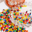 Picture of Zinc Based Alloy Spacer Beads For DIY Jewelry Making Multicolor Round Enamel About 4mm Dia.